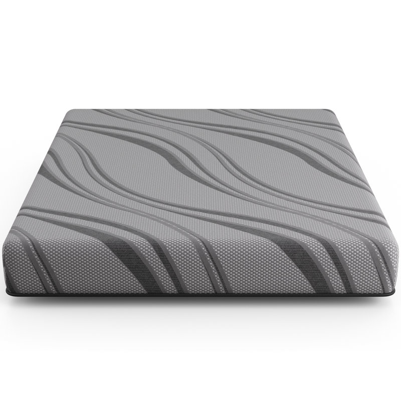 Matelas à sensation moyenne avec mousse viscoélastique gélifiée, Lit simple, 8"
