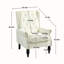 Doniya 29.33'' Wide Tufted Velvet Wingback Chair-688832946