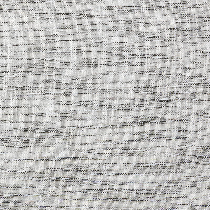 Panneau de rideau simple transparent avec œillets de couleur unie, L 50 po x L 84 po, Noir
