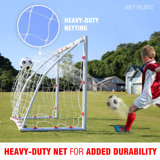 Netplayz Backyard Soccer Goal Soccer Net, 6 X 4ft High-Strength, Fast Set-Up (Weatherproof)