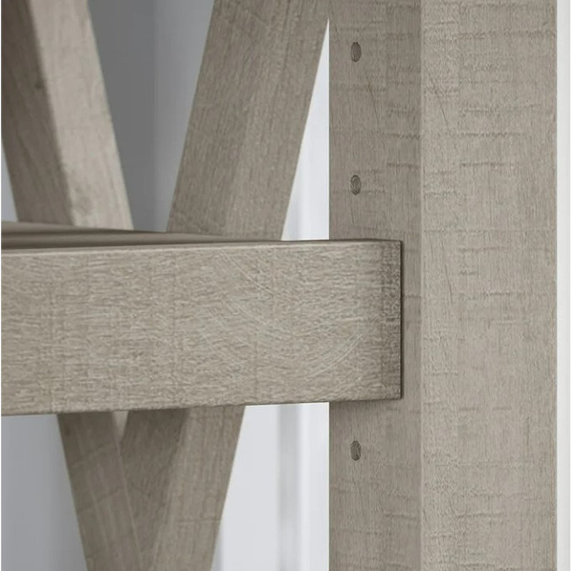 Huckins Bookcase, Washed Gray