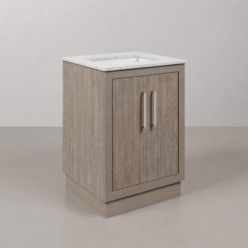 Hugo 24'' W Single Vanity, Chrome