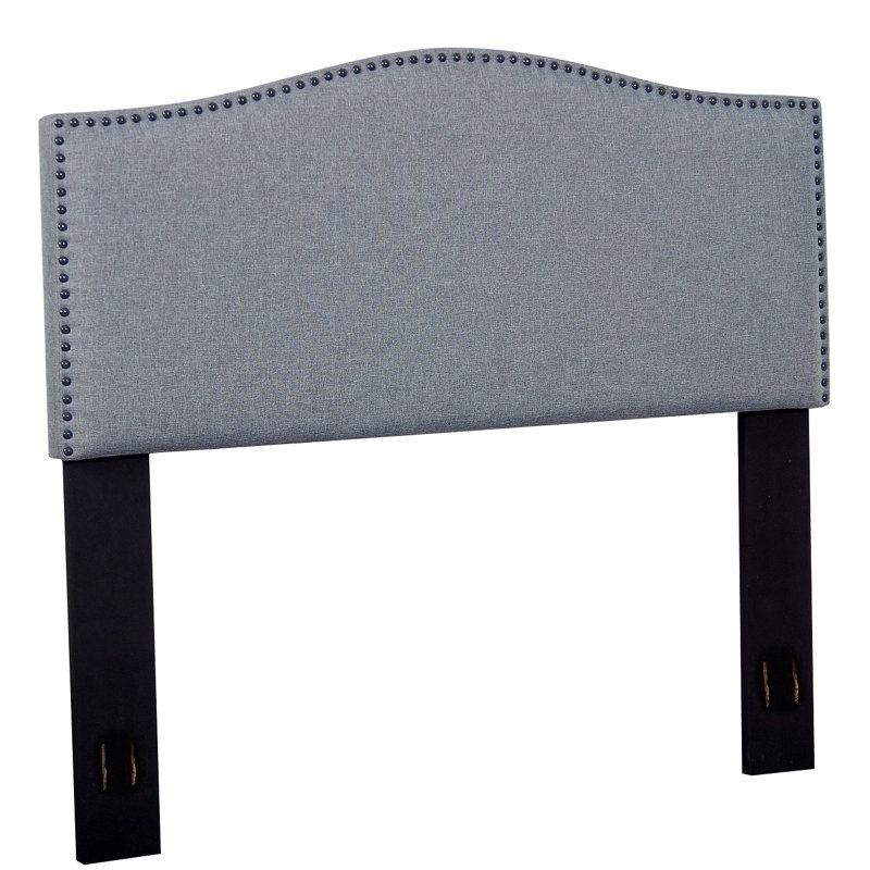 Mudd Upholstered Headboard, Gray