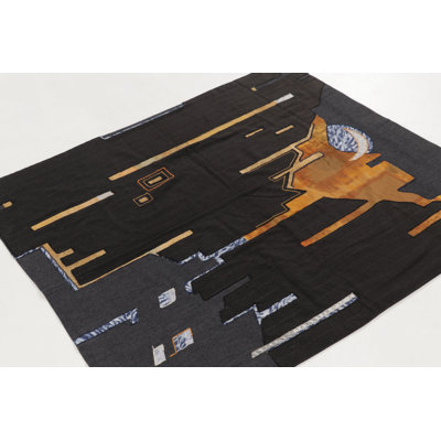 Cotton and Silk Area Rug