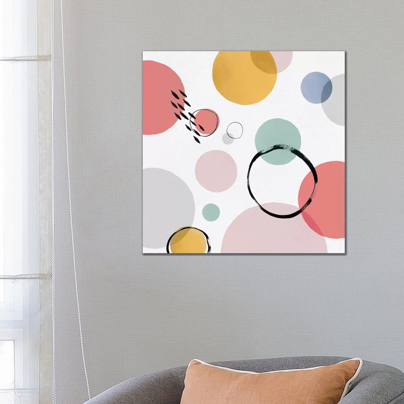 Colour Motion I by Isabelle Z - Wrapped Canvas Painting, 66.04 cm H x 66.04 cm W