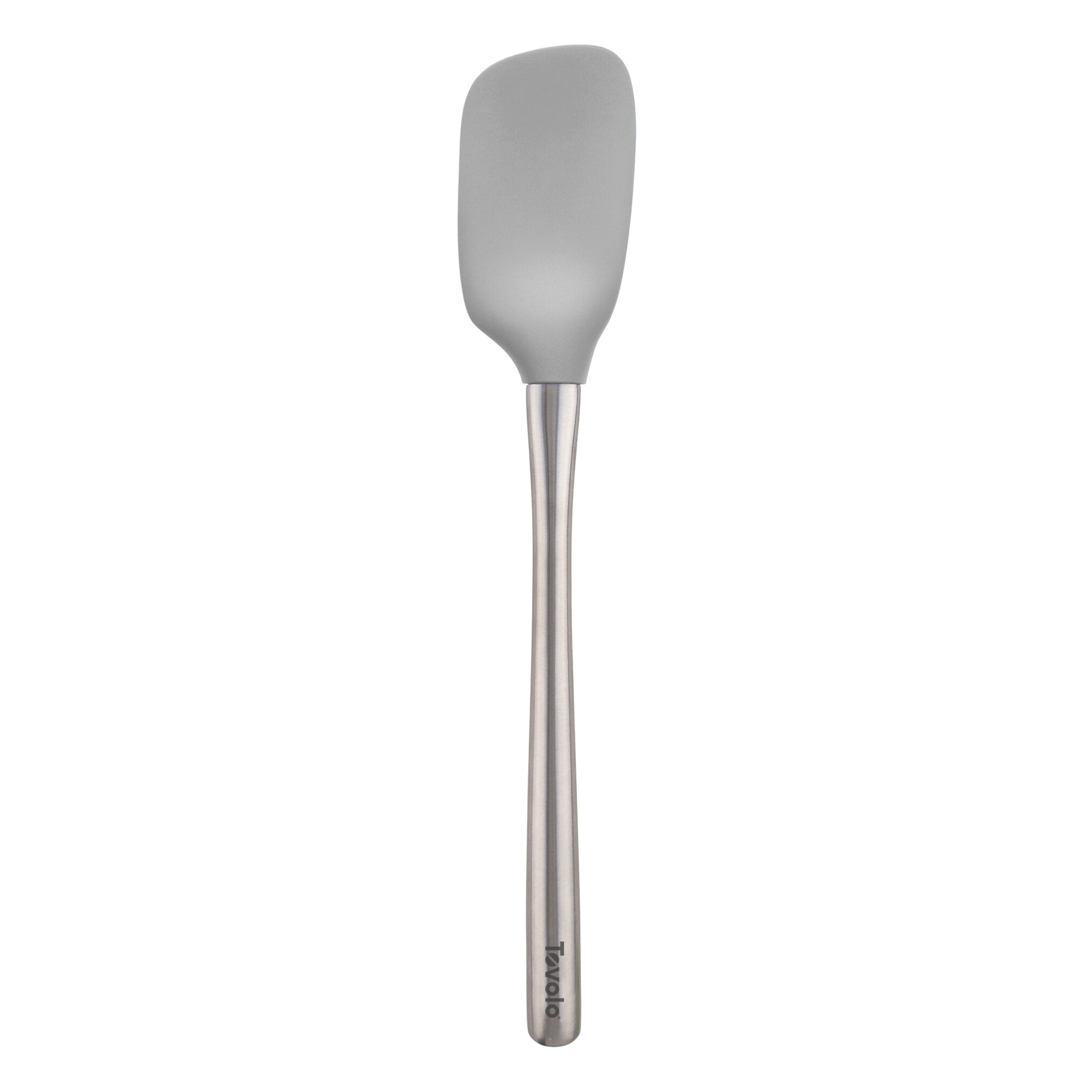 Tovolo Flex-Core Wood Handle Spoonula: White