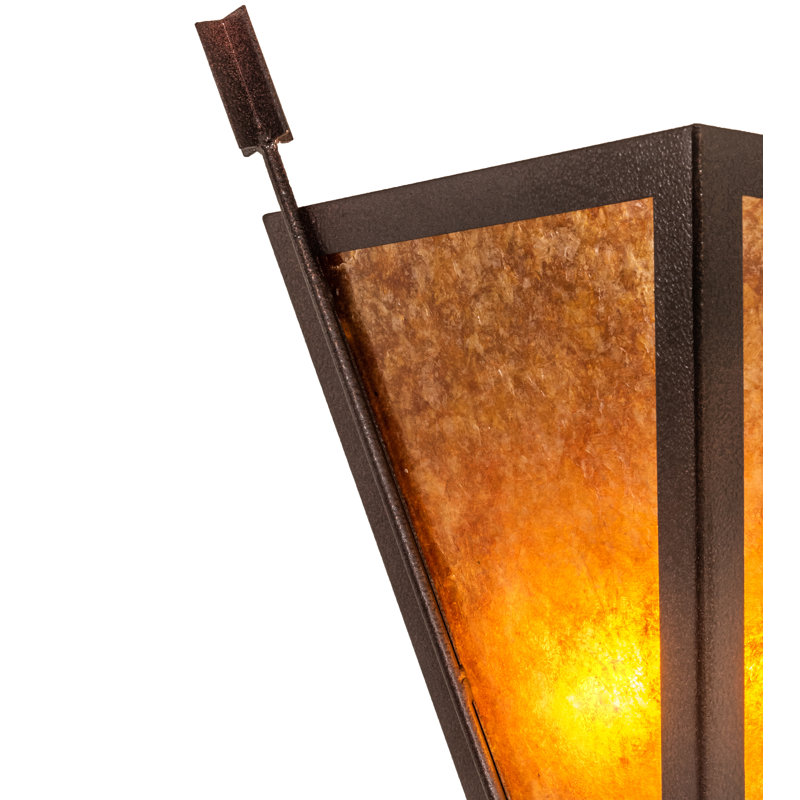 15" Wide Desert Arrow Wall Sconce