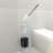 Stainless Steel Toilet Brush And Holder Set, Bathroom Cleaner Brush Set