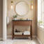 Meuble-lavabo simple 36 po avec plateau en céramique Modway Zaire-94387502-94387500