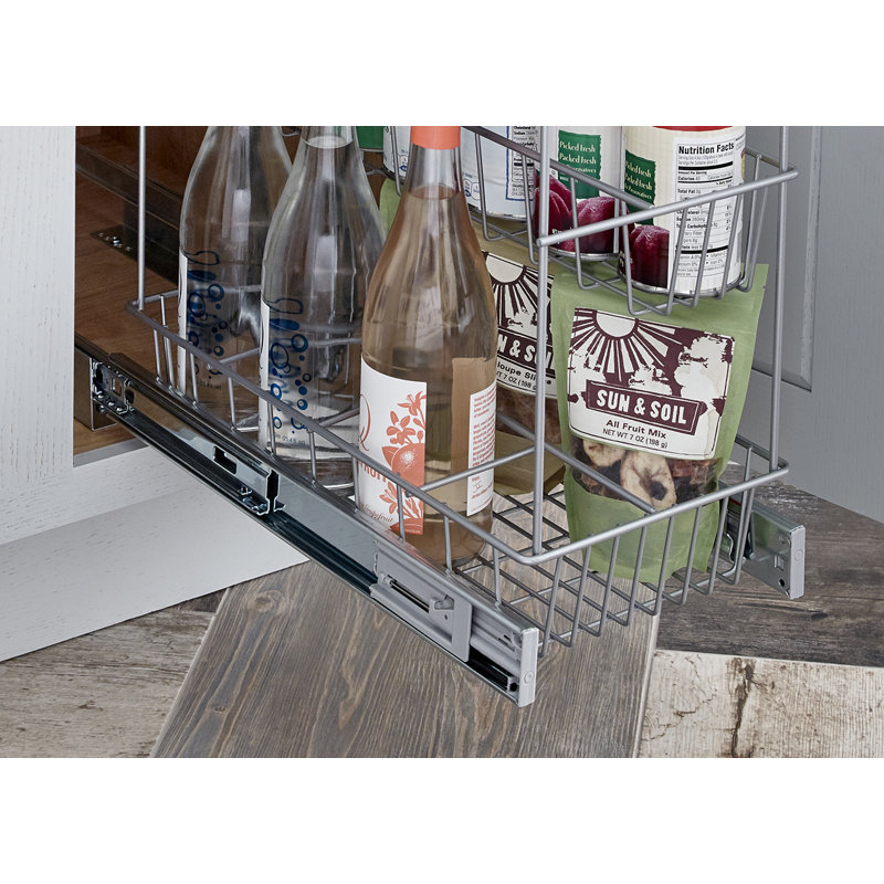3 Tier Compact Kitchen Cabinet Pull Out Drawer