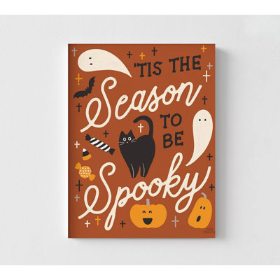 Trick Or Treat V Rust By Laura Marshall, Happy Halloween Sign Gift, Modern Autumn Decor, Special Fall Decorations, Spooky Season Party Decor