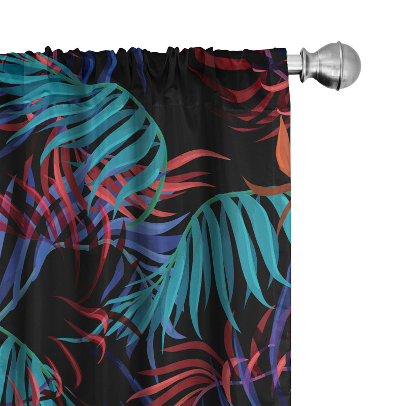 Semi Sheer Curtain Pair, 28" W x 63" L