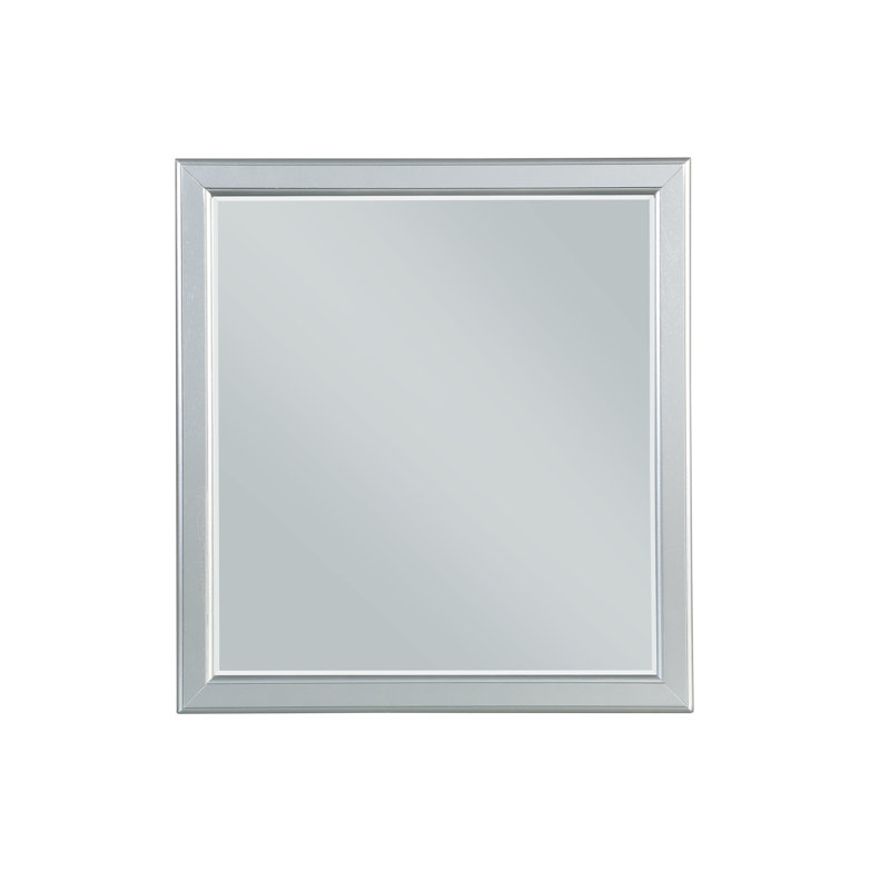 Sandburg Rectangle Dresser Mirror, Platinum