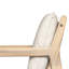 Ensemble de conversation d'extérieur en bois avec 2 chaises de club de patio contemporaines avec coussins d'eau et conception de 2, dossiers à lattes, pour le jardin