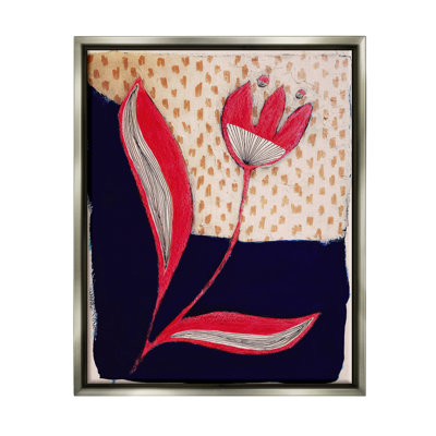 " Red Abstract Flower "