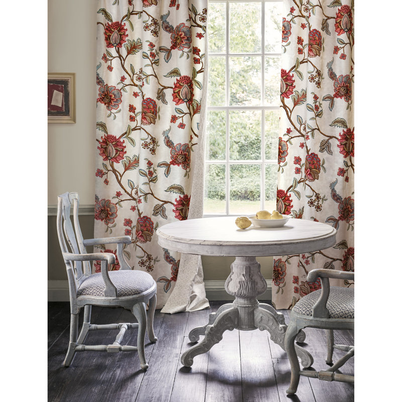 Caspian Sudbury Fabric, Red