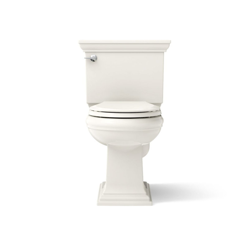 Memoirs Stately 1.28 GPF (Water Efficient) Round Two-Piece Toilet, Biscuit