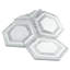 Carrelage mosaïque en marbre poli hexagonal 10,63 po x 12,01 po Interspace-60816616