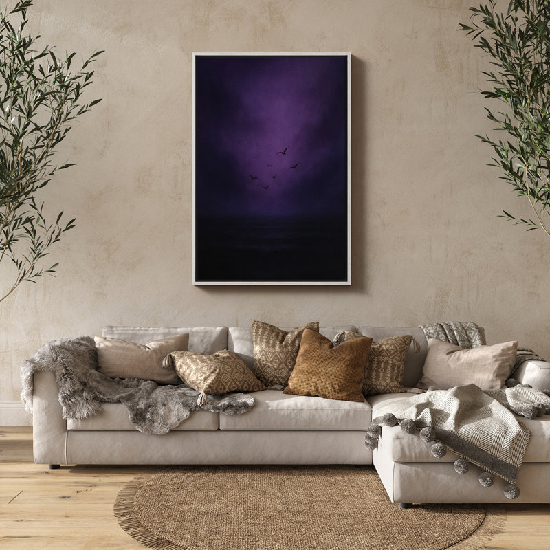 Art mural encadré abstrait rétro antique classique pour chambre à coucher, H 36 po x l 24 po, Blanc
