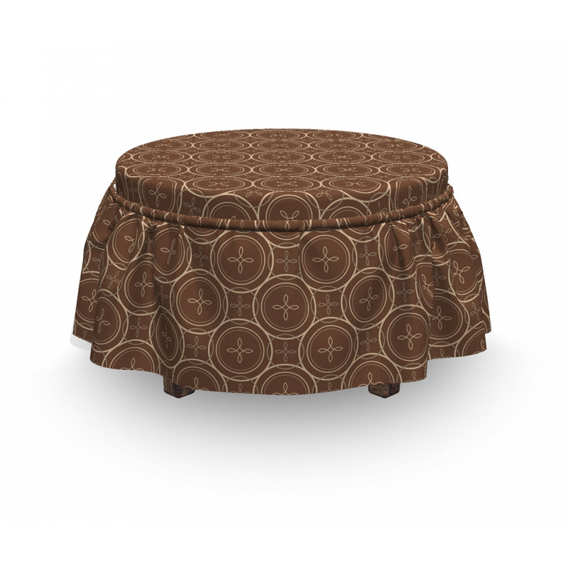 Housse pour repose-pieds rond classic ring