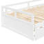 Lit de jour extensible avec couchette, lit de jour en bois avec couchette-1029506674