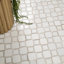 Carrelage mural et mosaïque en marbre poli 12 po x 12 po Marbella