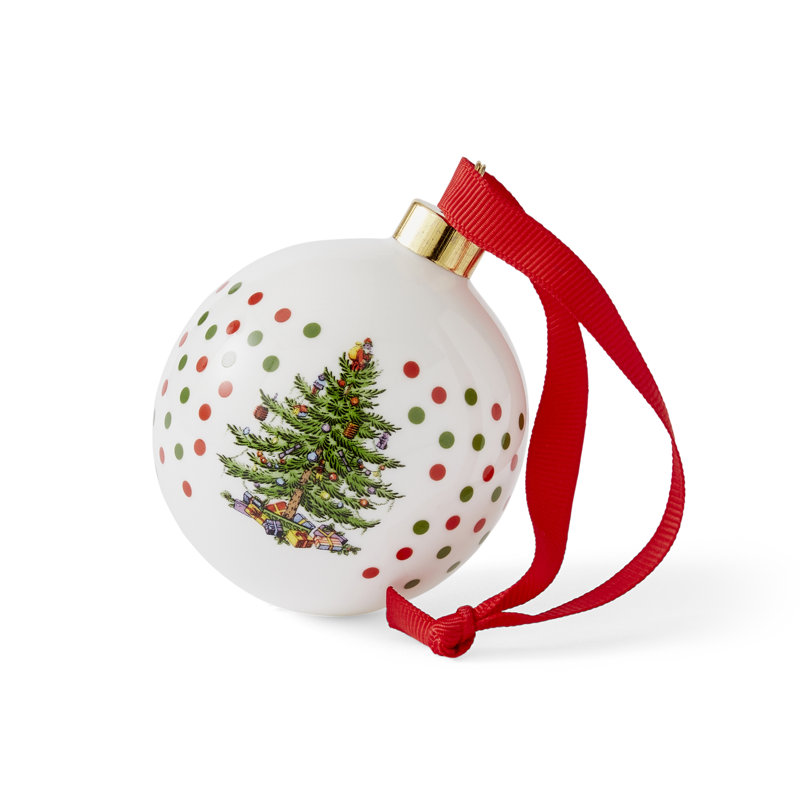 Christmas Tree POLKA DOT BAUBLE