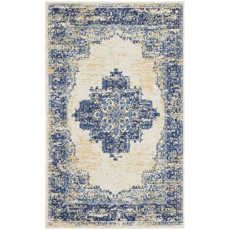 Skender Oriental Indoor Rug, Rectangle 3' x 5'