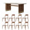 Sintered stone rectangular dining table sets