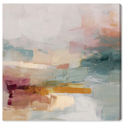 Impression sur toile «Blended Shores I» par Art Remedy, tendue sur châssis, 16 x 16