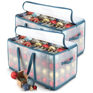 11.81 H x 20.67 W x 11.81 D Ornament Storage