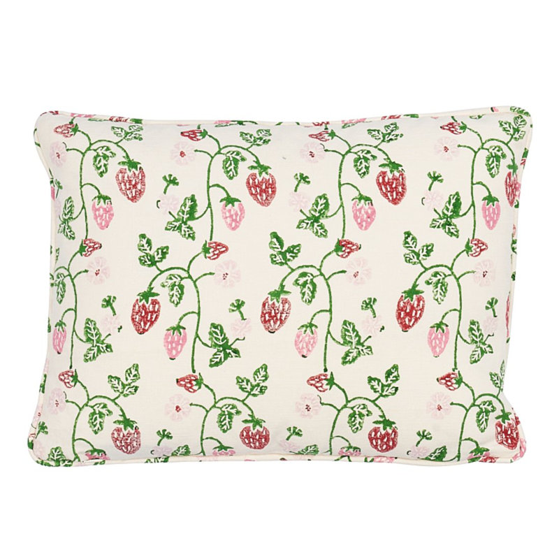 Coussin Schumacher x Molly Mahon Strawberry, L 12 po x H 16 po