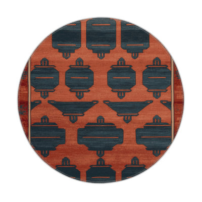 Tapis noir intérieur et extérieur ArtDeco