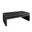 Table basse moderne en bois noir - Plateau flottant élégant pour le salon-724006490