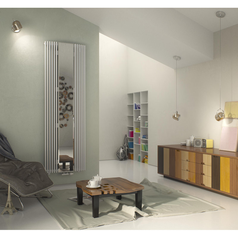 Andromeda Vertical Designer Radiator, White
