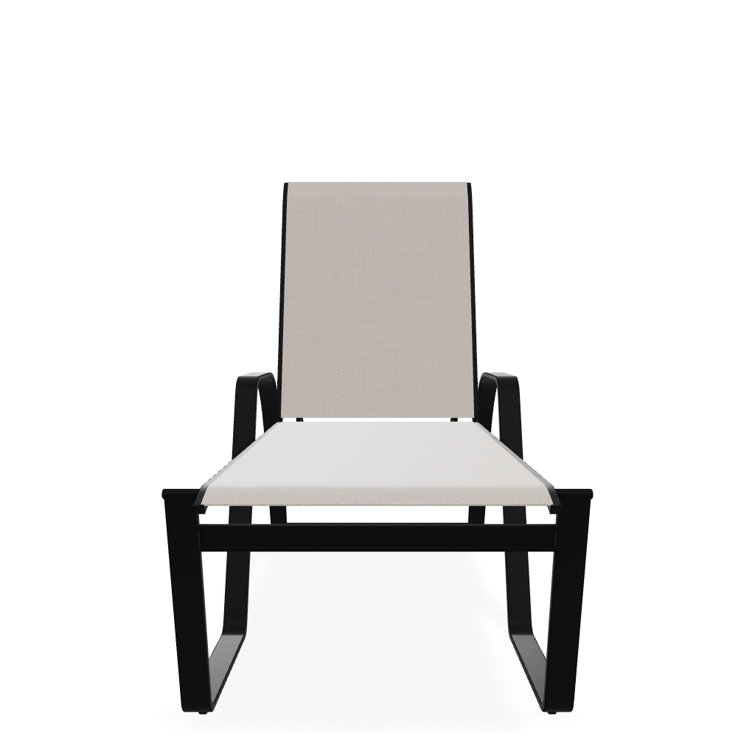 Holna Outdoor Rust-Resistant Metal Chaise Lounge