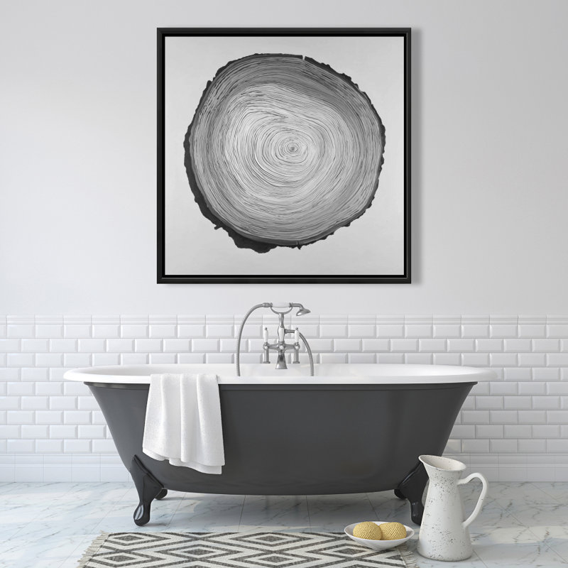" Grayscale Round Wood Log "