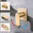 Modern Stainless Steel Wall Mount Bathtub Faucet, Brushed Gold, Single Handle, Two Holes, High Bathroom Element Mounted Faucet In Material, Contemporary Feature-125364232