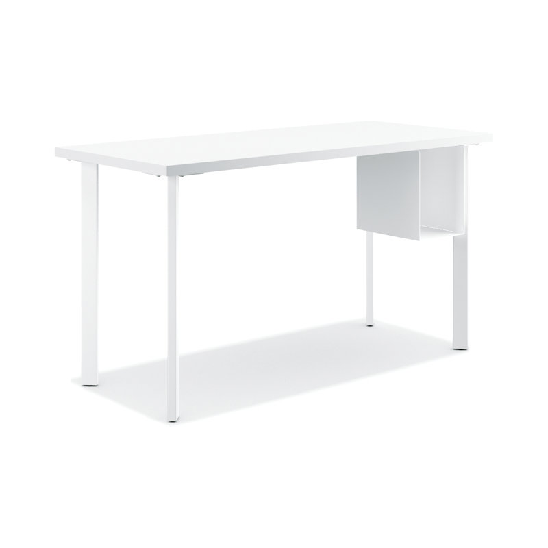 Bureau de table HON Coze, Blanc designer / Blanc designer, L 54 po x P 24 po