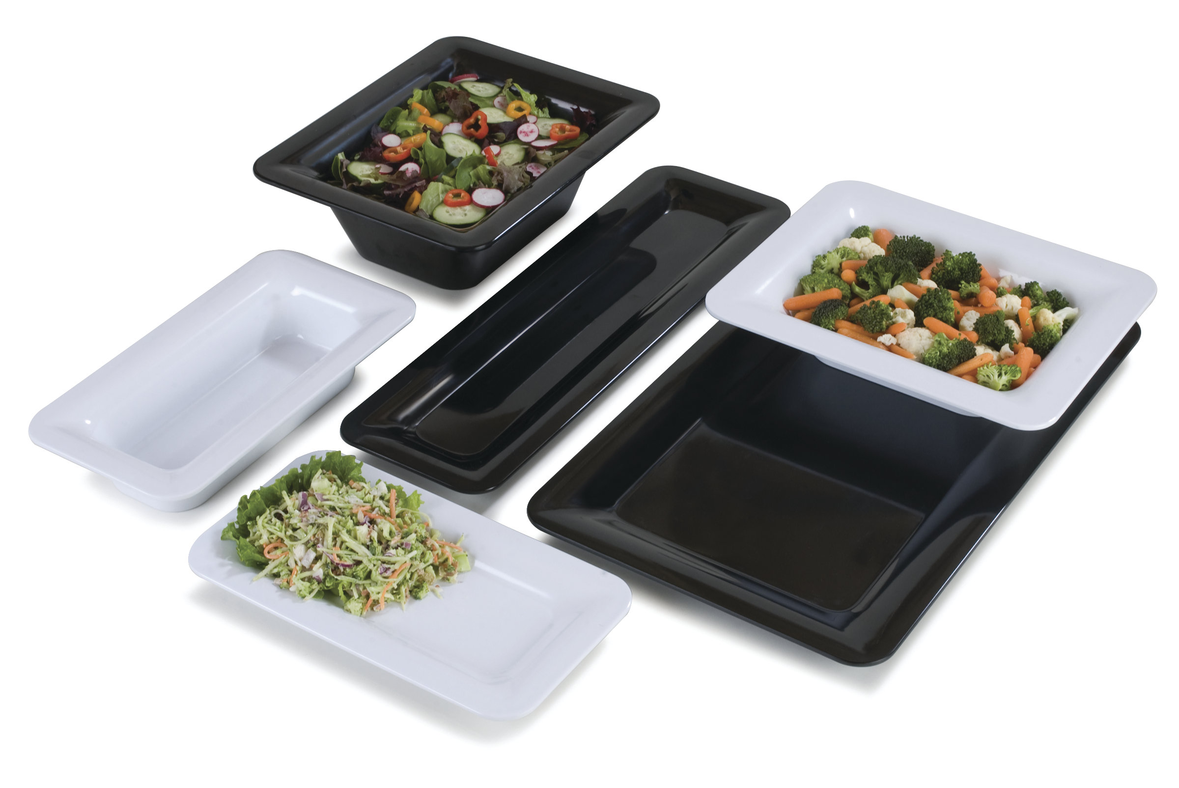 Carlisle Food Service Products Melamine Serving Tray & Tray Stand Wayfair