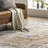 Paisley SpinClean Machine Washable Faded Floral Border Medallion Area Rug-348159537
