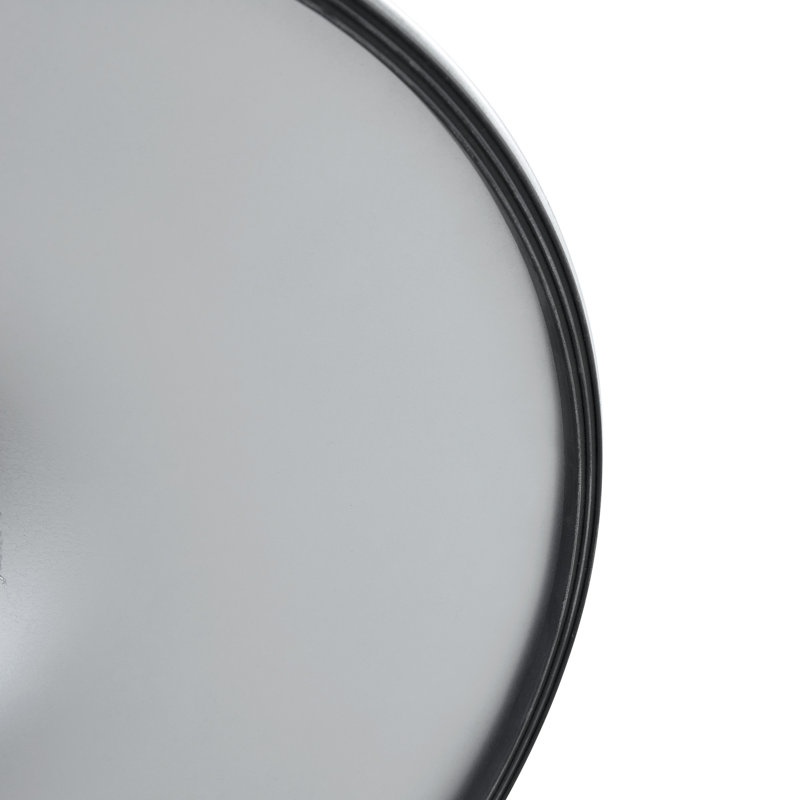 Tabouret de comptoir pivotant rembourré Vesta, Argent, Blanc