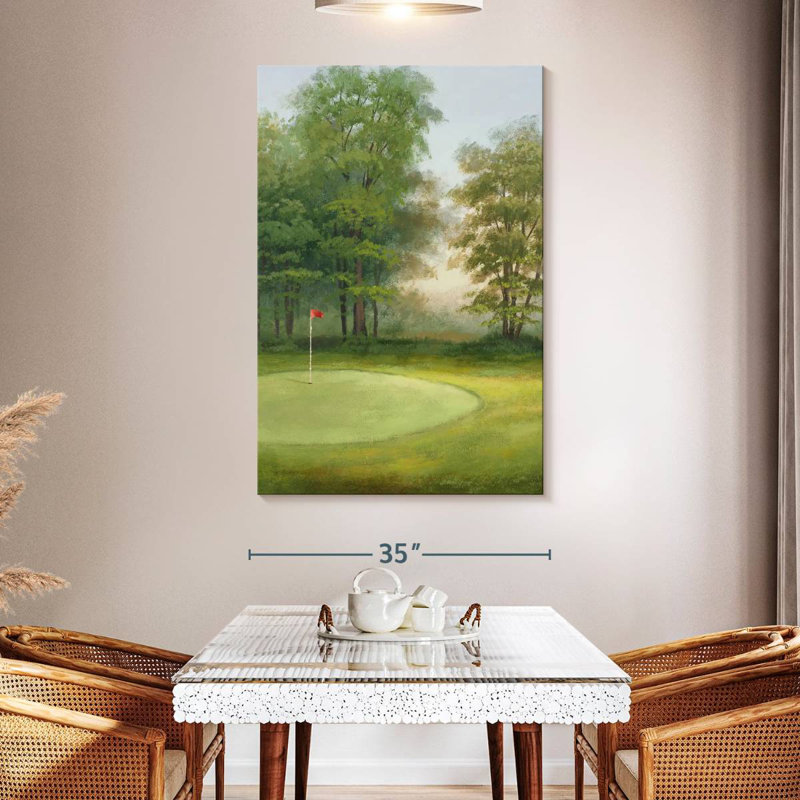 Senne Amacoy Green I, 51" H x 34" W