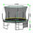 YC 12FT Springfree No Gap Trampoline- Green-120886809