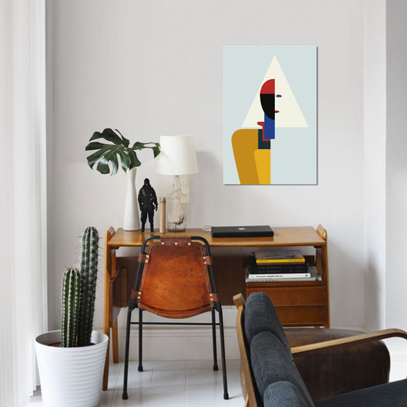 « inconnu », impression sur toile, H 40 po x l 26 po x P 1,5 po, Toile tendue, Pas de tapis