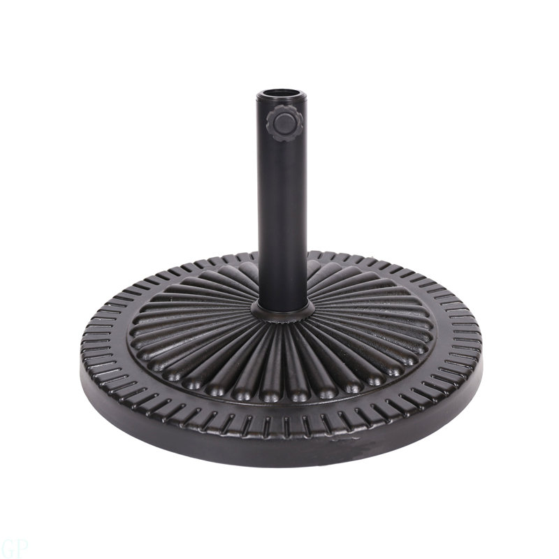 Base de parasol en résine noire (60506.00)