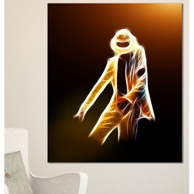 Moonwalker in Dance Style' Graphic Art on Wrapped Canvas -  Design Art, PT13860-12-20