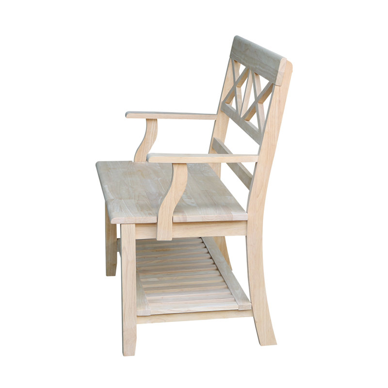 Aaralynn Solid Wood Storage Bench
