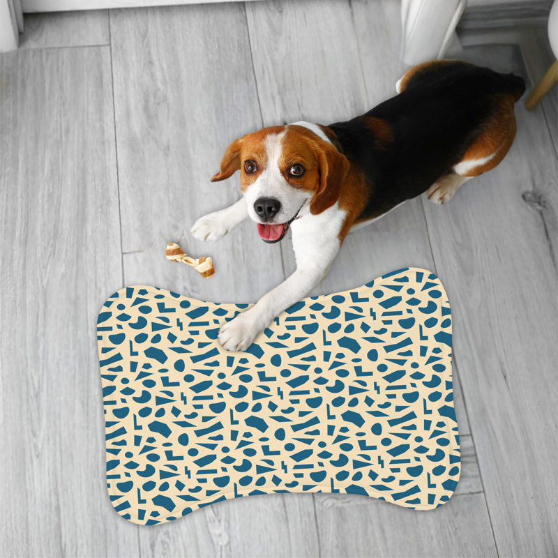 Tapis rétro en forme d'os - 1 pièce