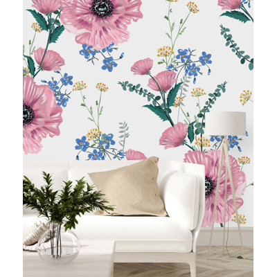 Iszac Peel & Stick Floral Wall Mural